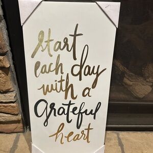 Threshold Gold and Black Motivational Wall Art